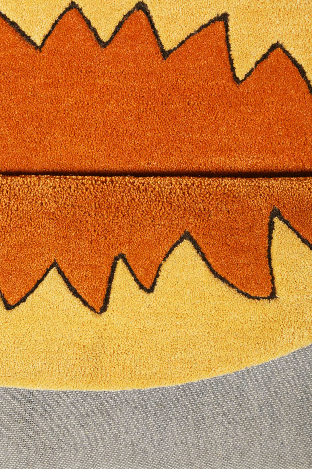 Linus Teppich orange Kurzflor rechteckig