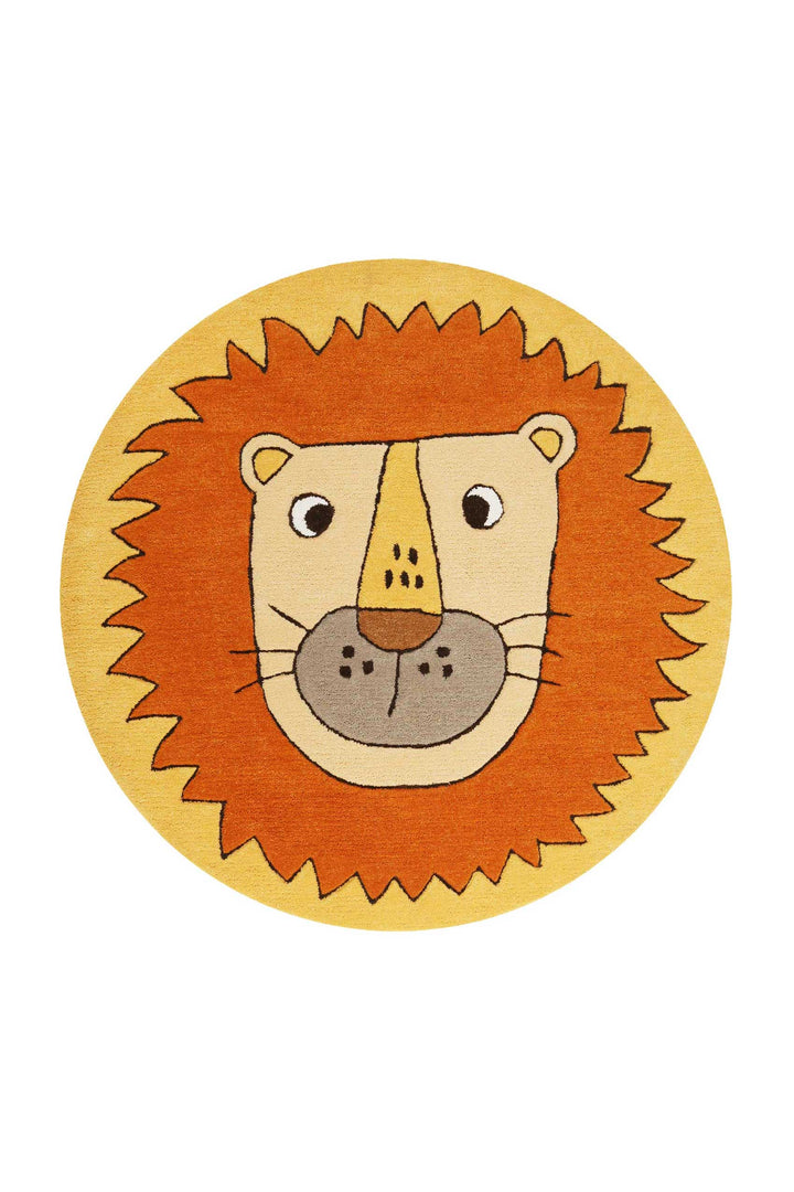 Linus Teppich orange Kurzflor rechteckig