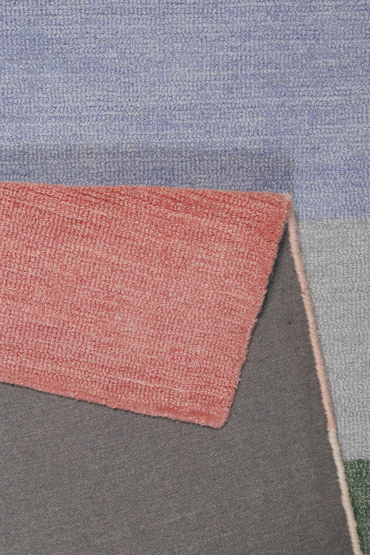 Lio Teppich pastell bunt Kurzflor rechteckig