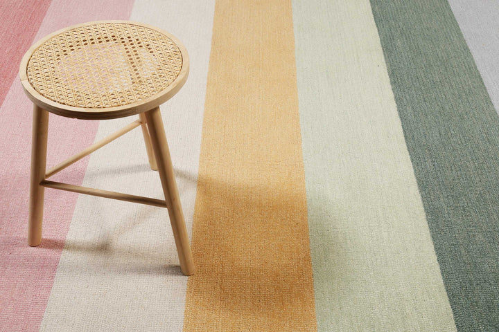 Lio Teppich pastell bunt Kurzflor rechteckig