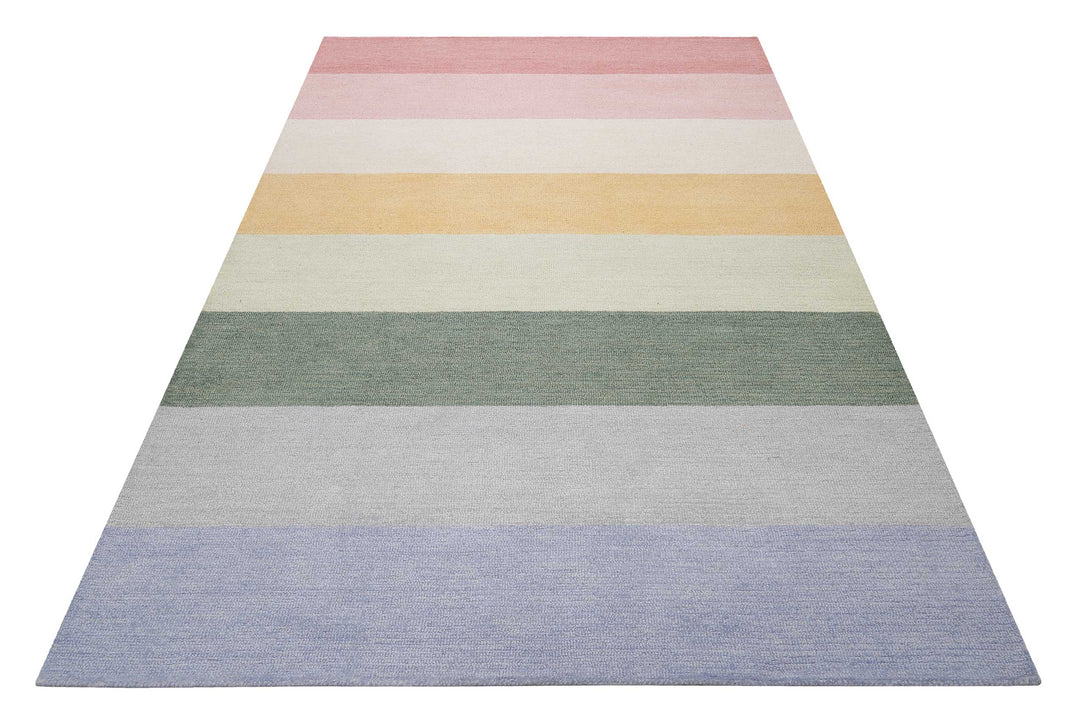 Lio Teppich pastell bunt Kurzflor rechteckig