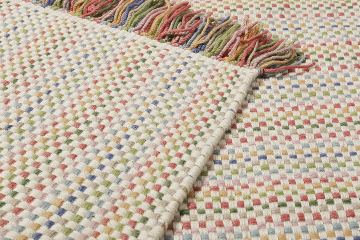 TJORVEN handmade Teppich multicolor Kurzflor rechteckig