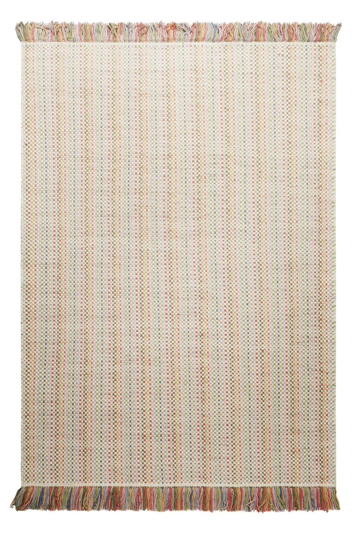 TJORVEN handmade Teppich multicolor Kurzflor rechteckig