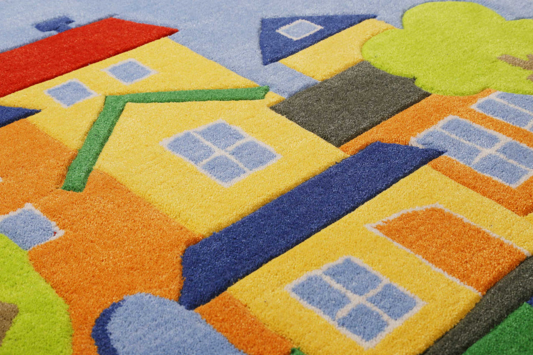 Villa Villakulla Teppich multicolor Kurzflor rechteckig