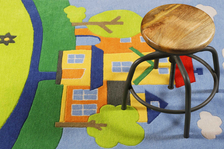 Villa Villakulla Teppich multicolor Kurzflor rechteckig