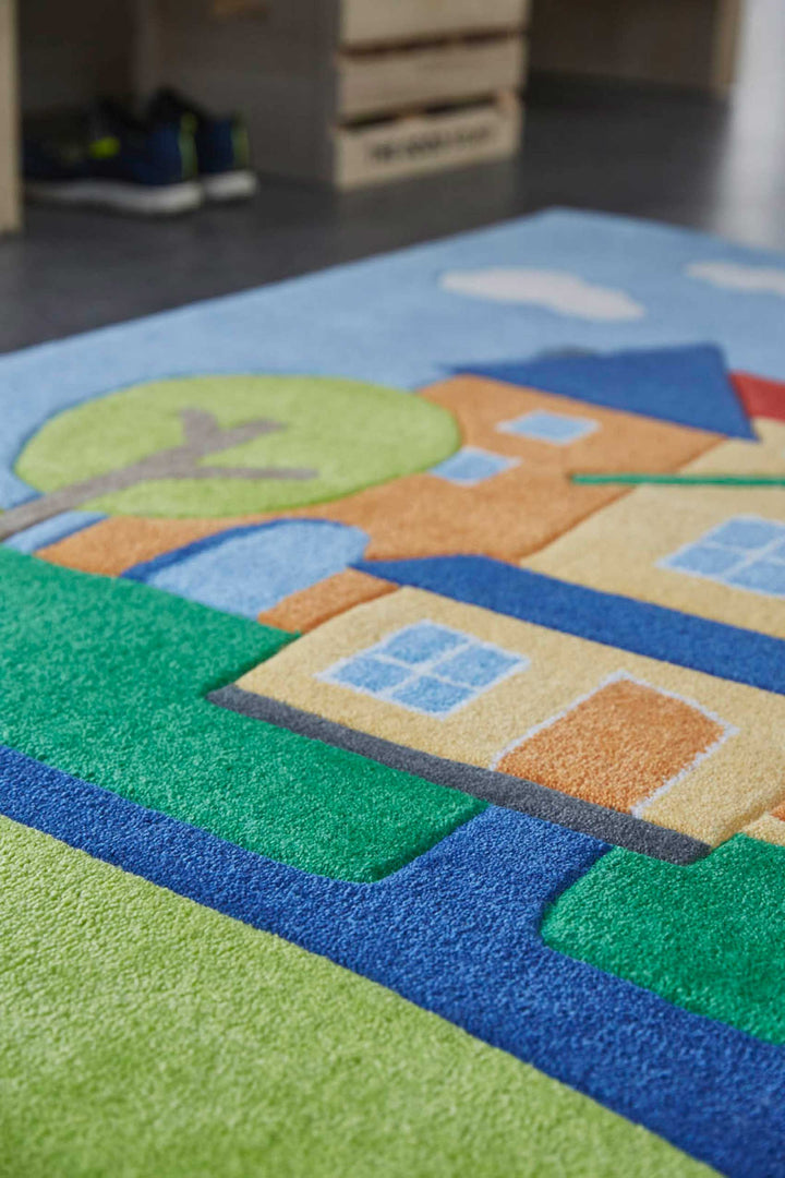 Villa Villakulla Teppich multicolor Kurzflor rechteckig