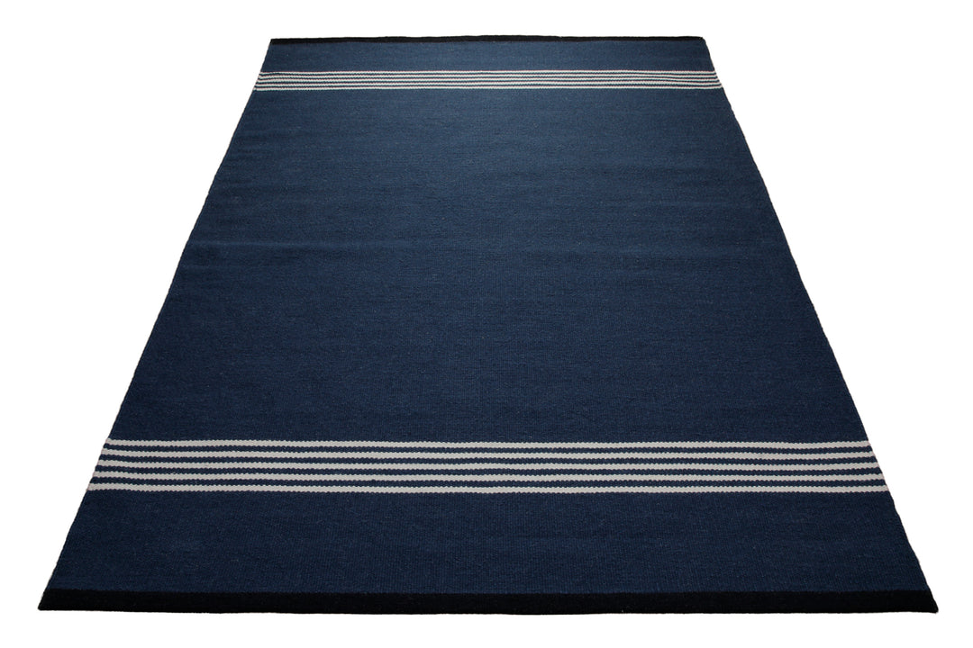 160x230 Teppich Wohnzimmer Marine Spirit – Klassischer Hamptons-Teppich in tiefem Navy