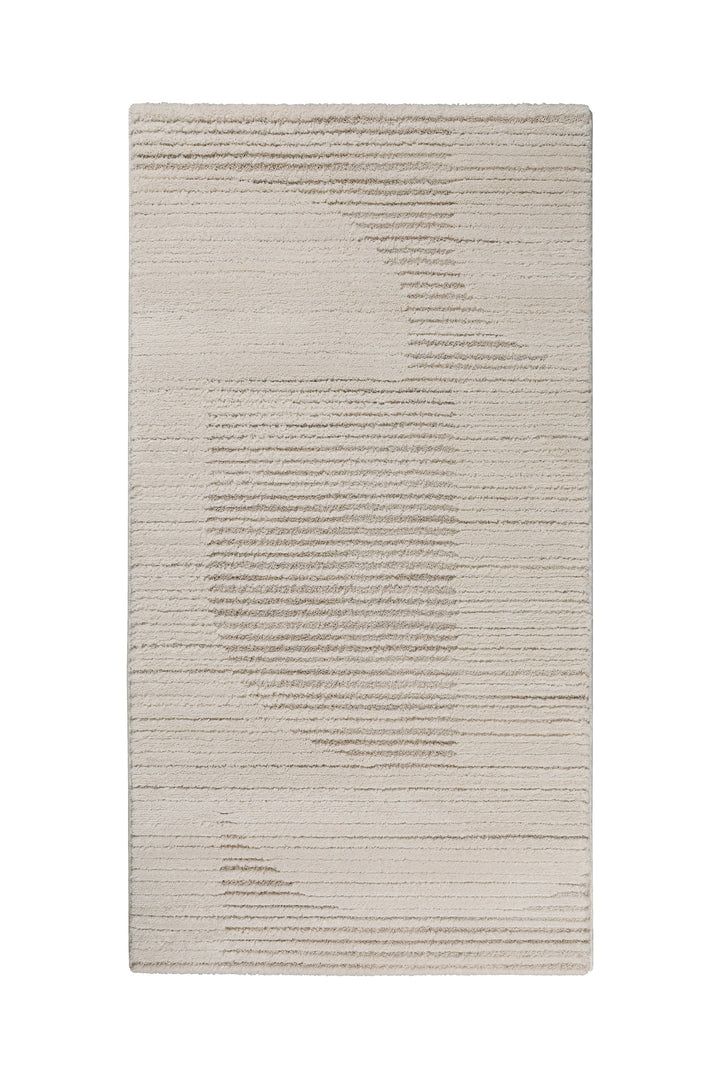 Sven Teppich creme beige Kurzflor rechteckig