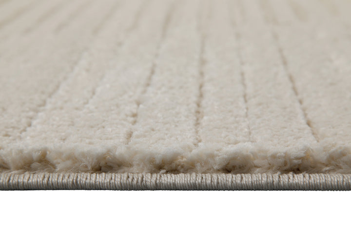 Sven Teppich creme beige Kurzflor rechteckig