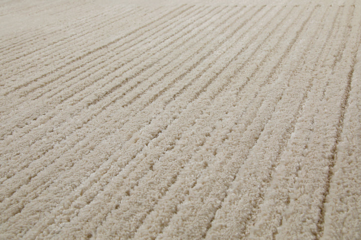 Sven Teppich creme beige Kurzflor rechteckig