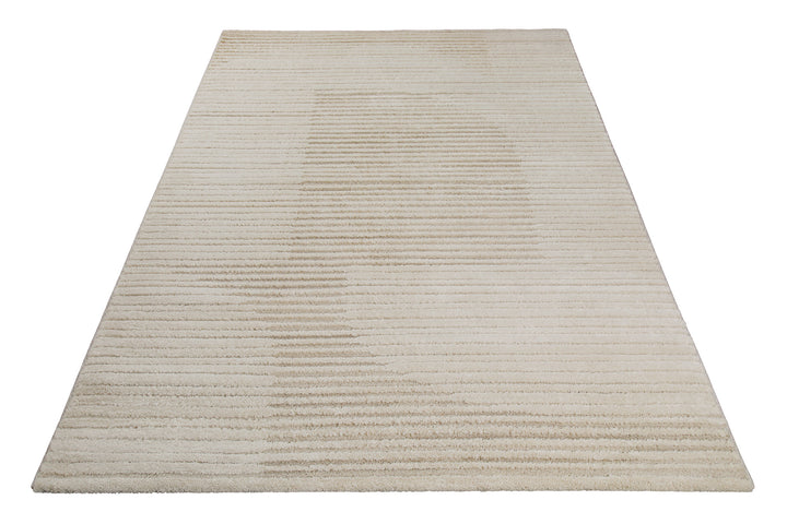 Sven Teppich creme beige Kurzflor rechteckig