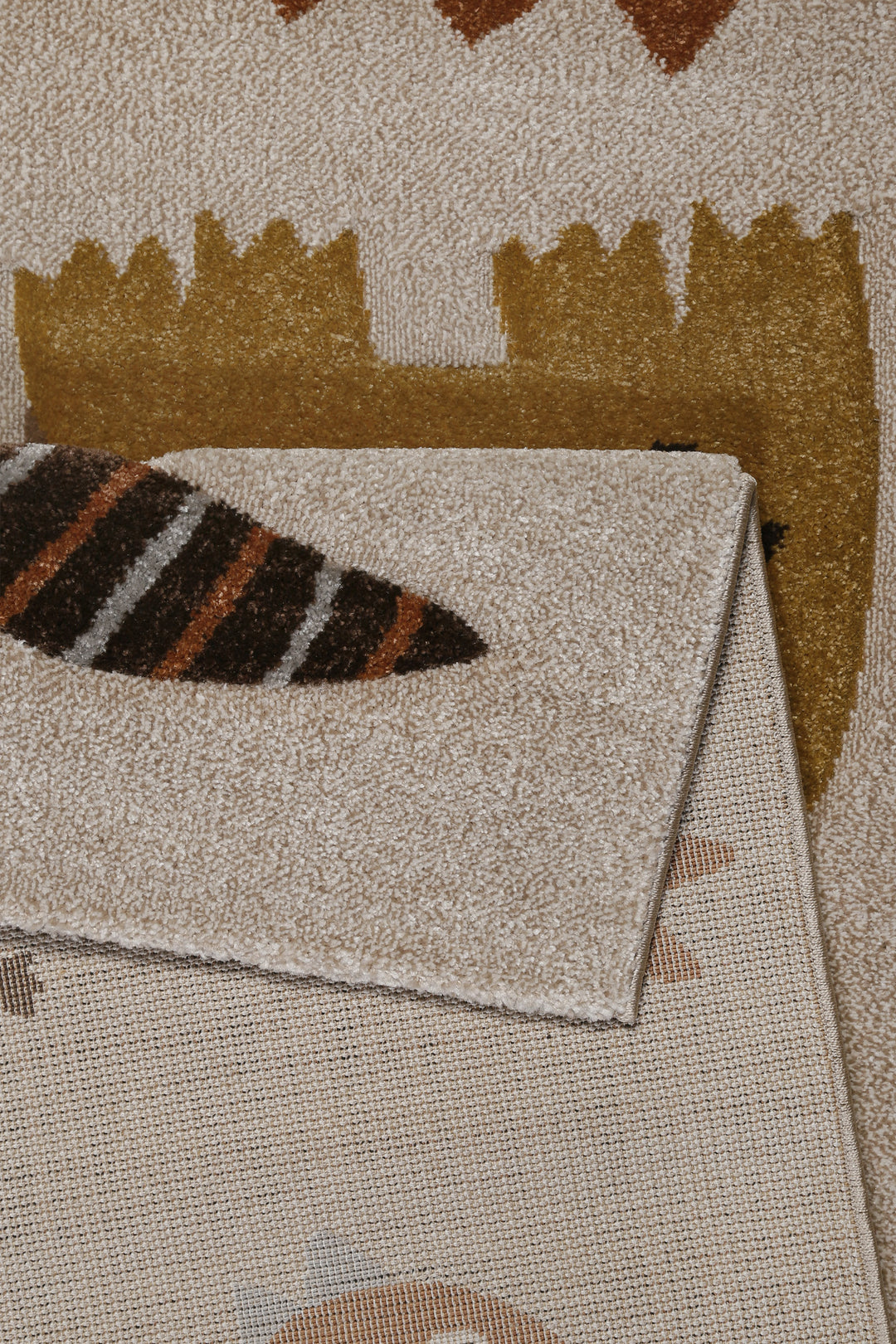 T-Rex & Friends Teppich sand beige meliert Kurzflor rechteckig