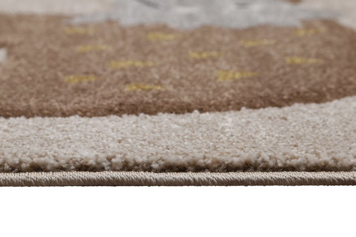 T-Rex & Friends Teppich sand beige meliert Kurzflor rechteckig
