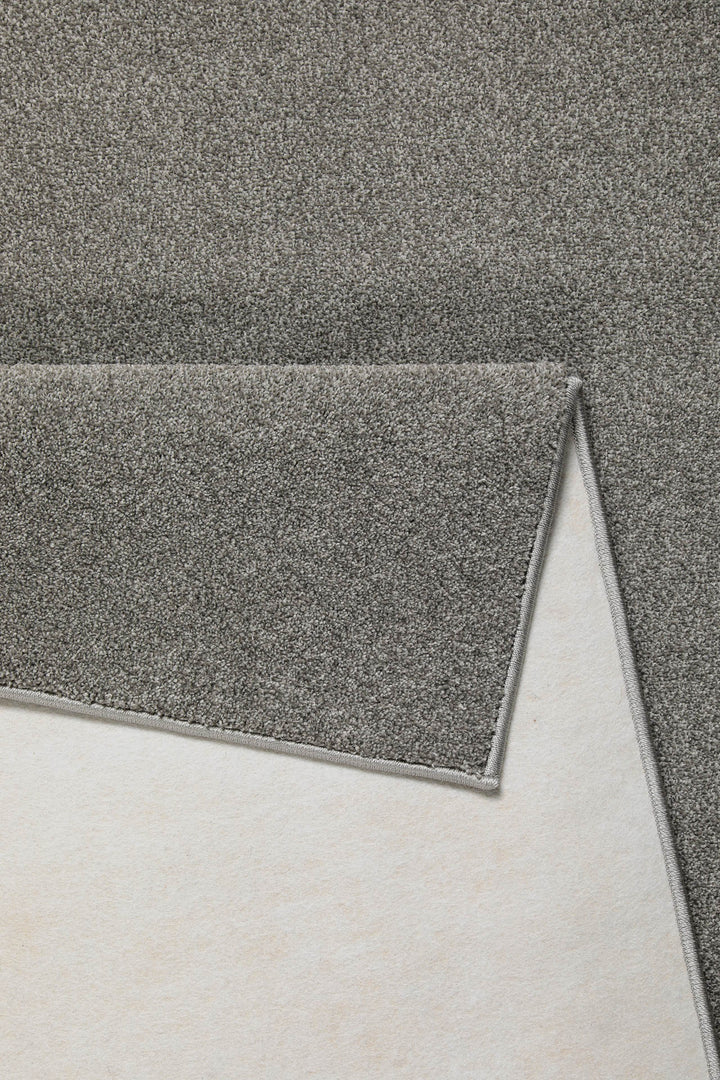 Tim Teppich grau meliert Kurzflor rechteckig