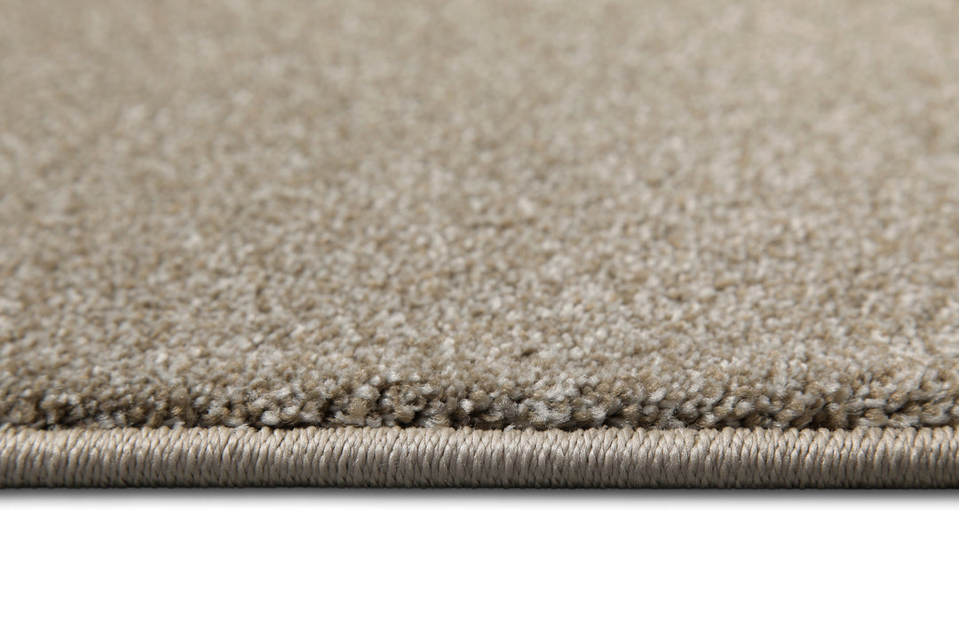 Tim Teppich dunkelbeige meliert Kurzflor rechteckig