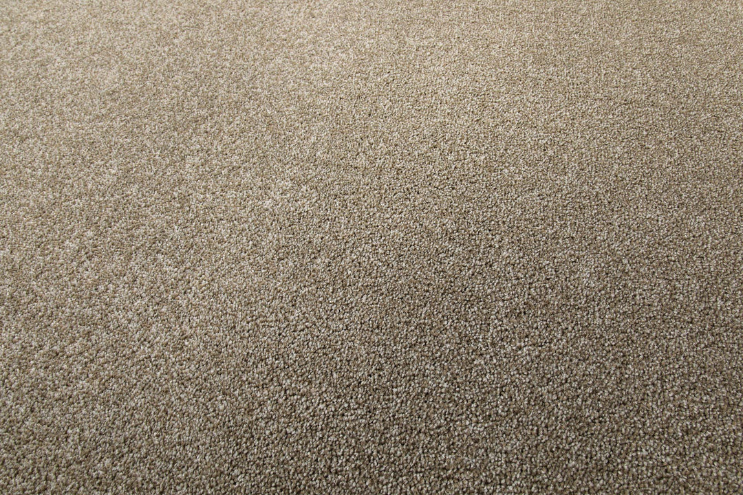 Tim Teppich dunkelbeige meliert Kurzflor rechteckig