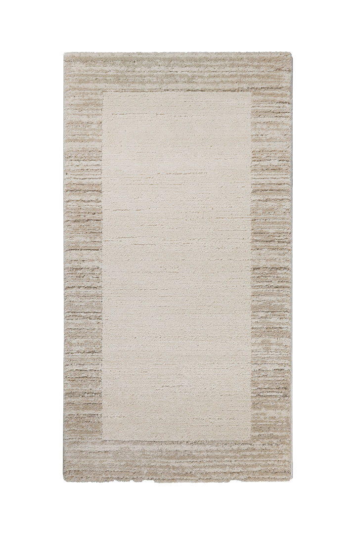Thorben Teppich creme beige Kurzflor rechteckig