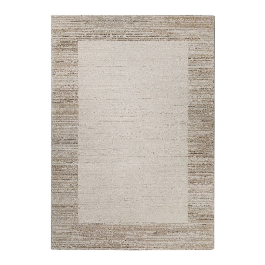 Thorben Teppich creme beige Kurzflor rechteckig