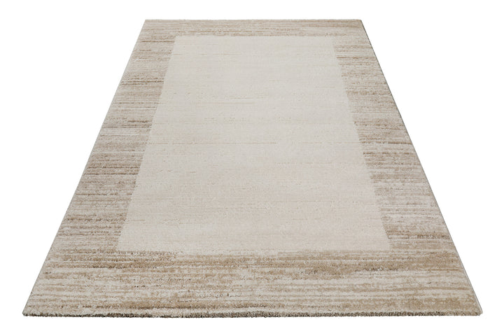 Thorben Teppich creme beige Kurzflor rechteckig