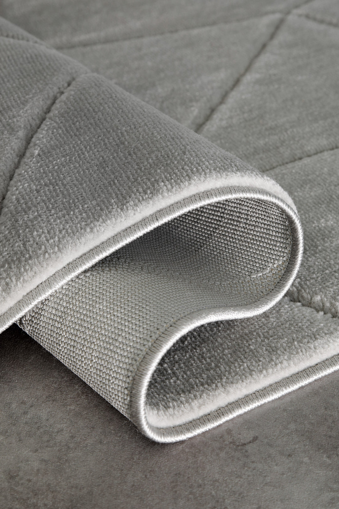 Unplugged Teppich grau Kurzflor rechteckig