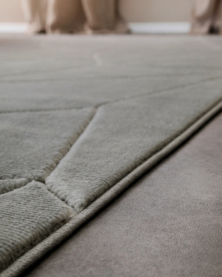 Unplugged Teppich grau Kurzflor rechteckig