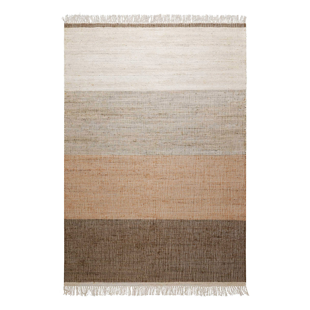 Vito Teppich sand beige Kurzflor rechteckig