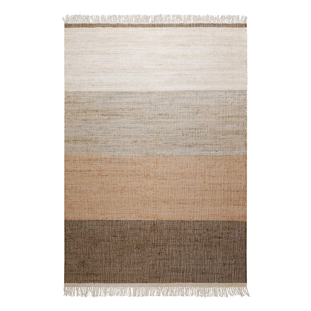 Vito Teppich sand beige Kurzflor rechteckig