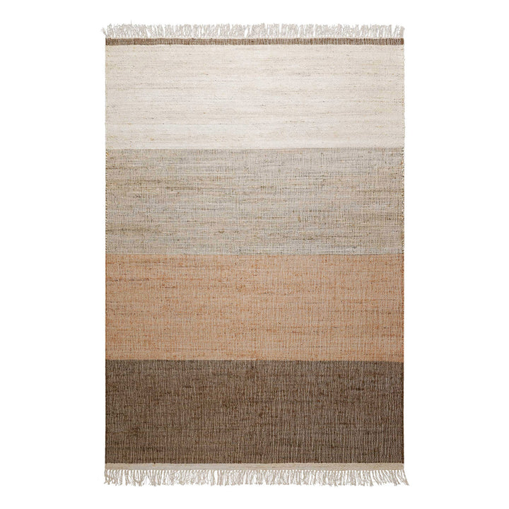 Vito Teppich sand beige Kurzflor rechteckig