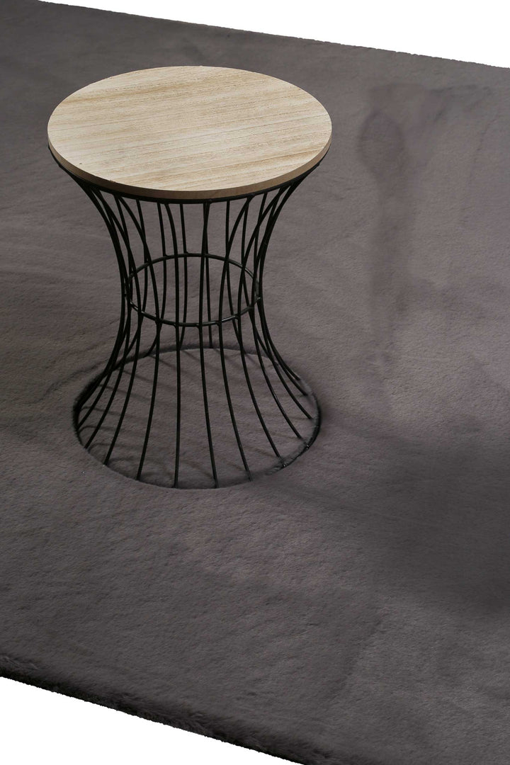 Anna Teppich anthrazit Hochflor rechteckig