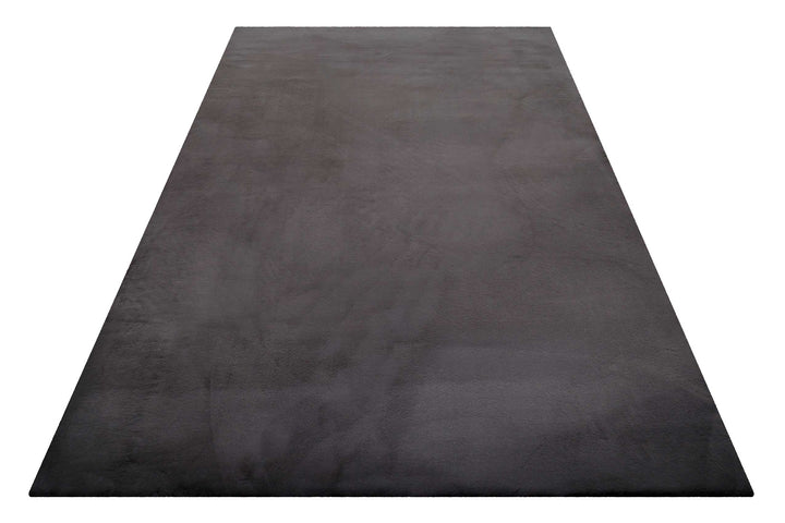 Anna Teppich anthrazit Hochflor rechteckig