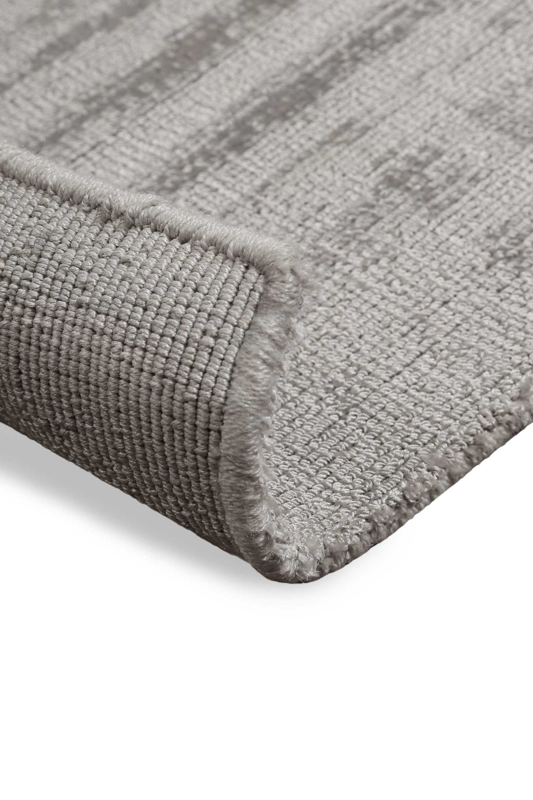 Emma Teppich hellgrau Kurzflor rechteckig