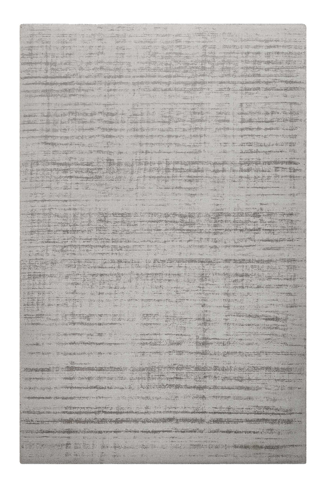 Emma Teppich hellgrau Kurzflor rechteckig