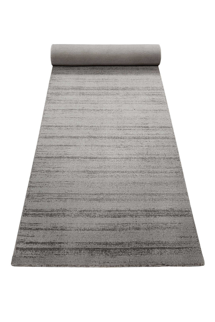 Emma Teppich hellgrau Kurzflor rechteckig