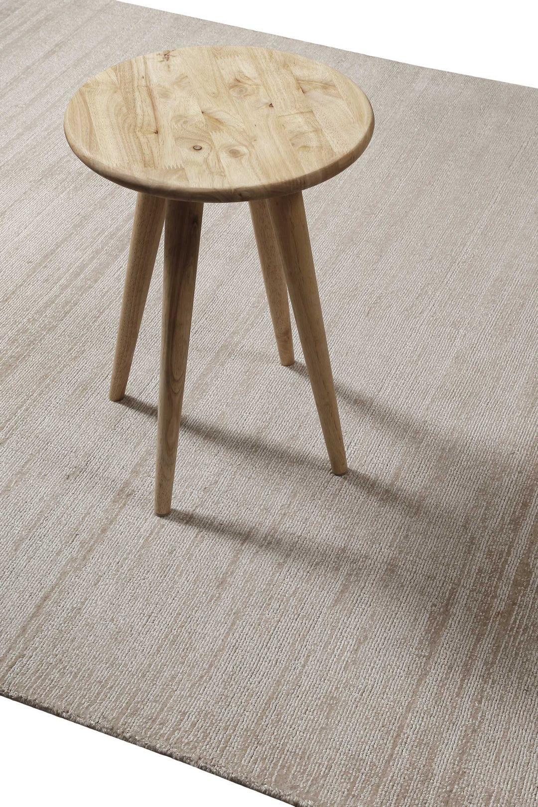 Emma Teppich creme beige Kurzflor rechteckig