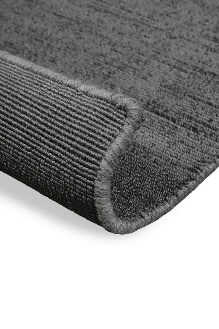 Emma Teppich grau Kurzflor rechteckig