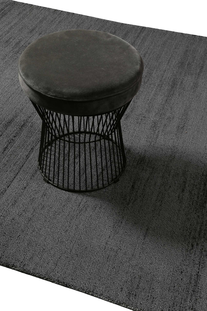 Emma Teppich grau Kurzflor rechteckig