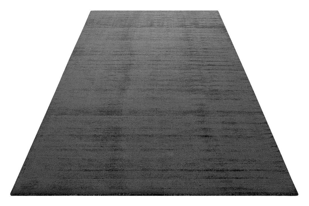 Emma Teppich grau Kurzflor rechteckig