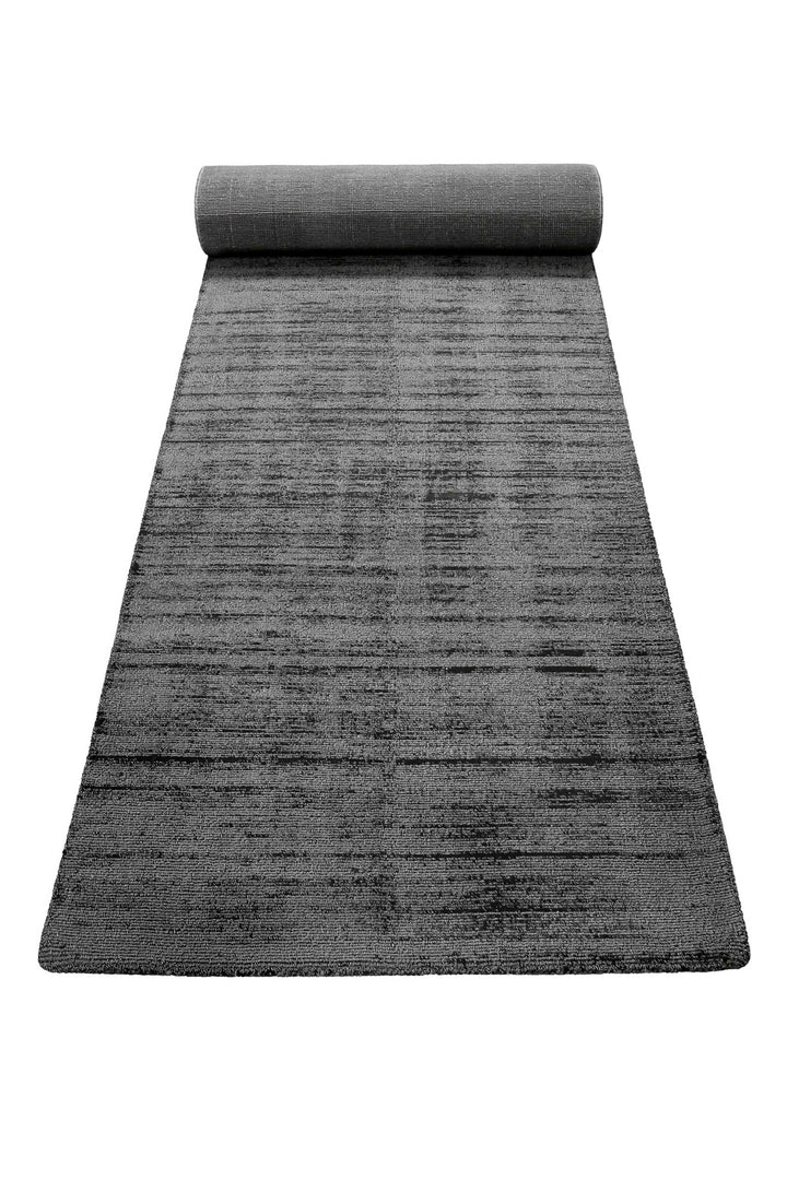Emma Teppich grau Kurzflor rechteckig