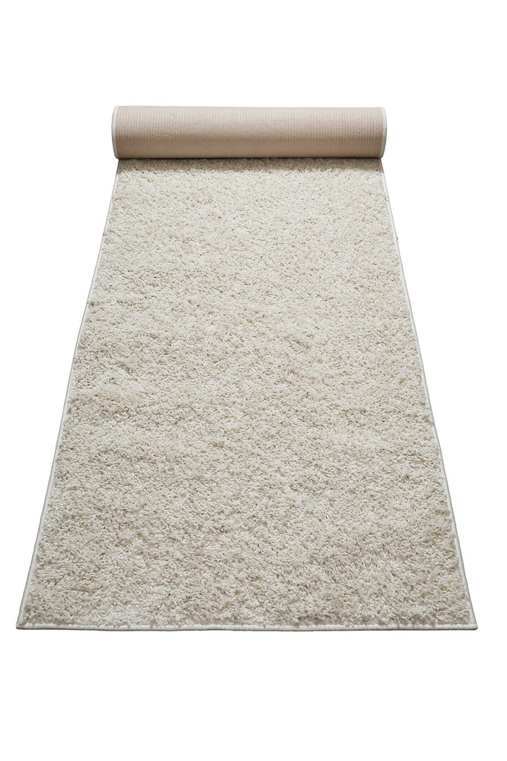Greta Teppich creme weiß Hochflor rechteckig