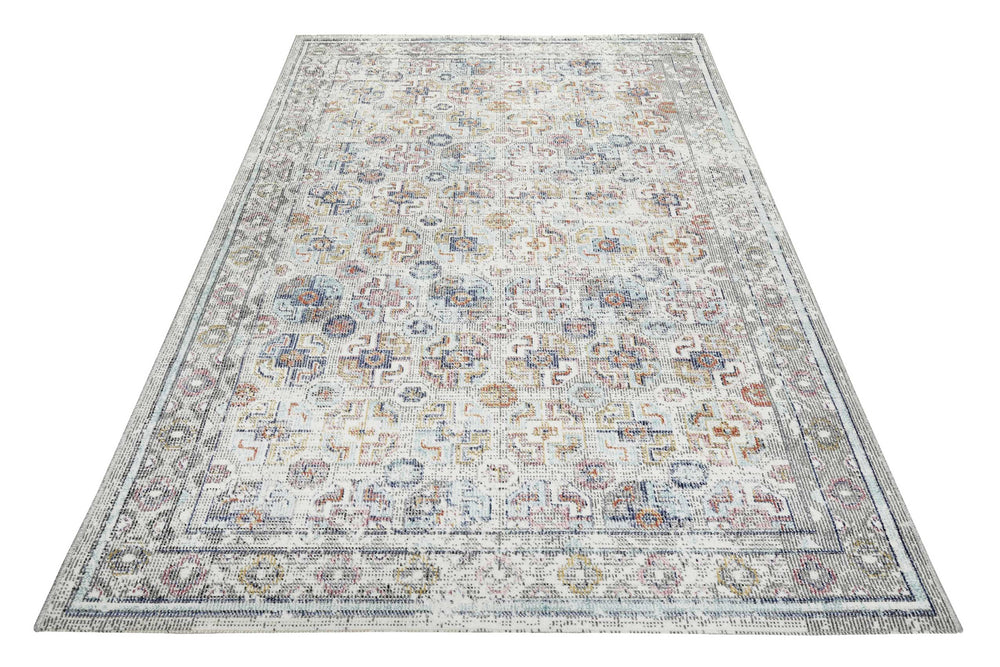 Geneva Outdoor hellblau Kurzflor rechteckig