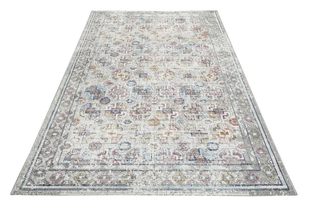 Geneva Outdoor hellblau Kurzflor rechteckig