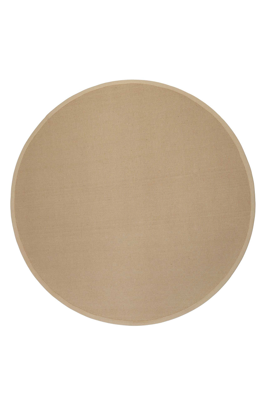 Hugo one Teppich natur braun Kurzflor rund