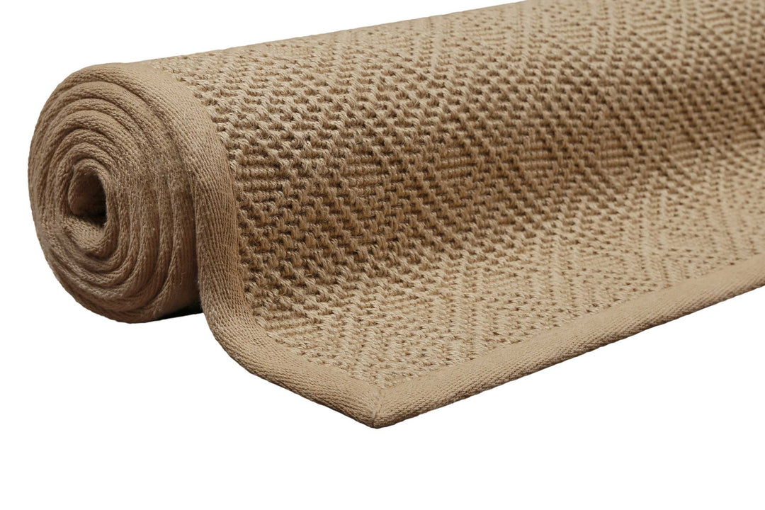 Hugo two Teppich natur braun Kurzflor rechteckig