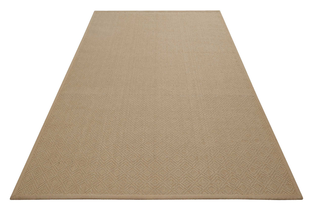 Hugo two Teppich natur braun Kurzflor rechteckig