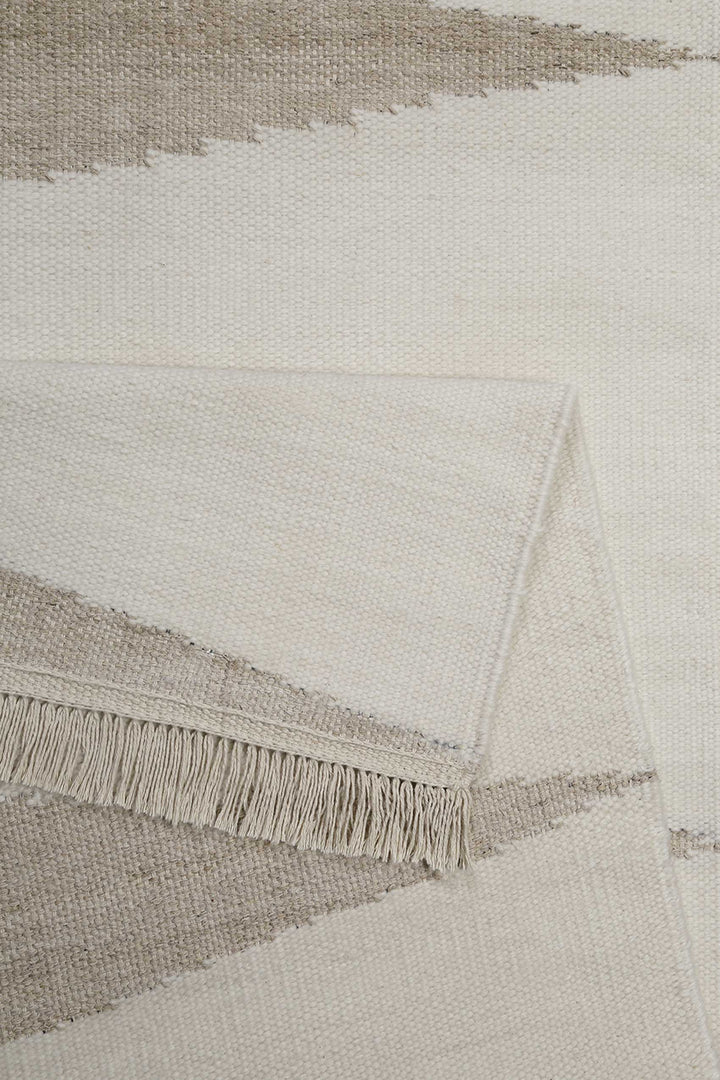 Smart Triangle Teppich natur Kurzflor rechteckig