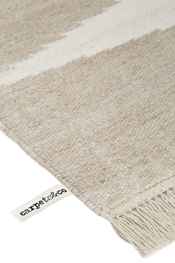 Smart Triangle Teppich natur Kurzflor rechteckig