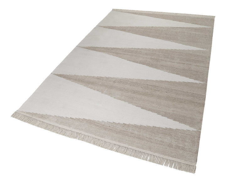 Smart Triangle Teppich natur Kurzflor rechteckig