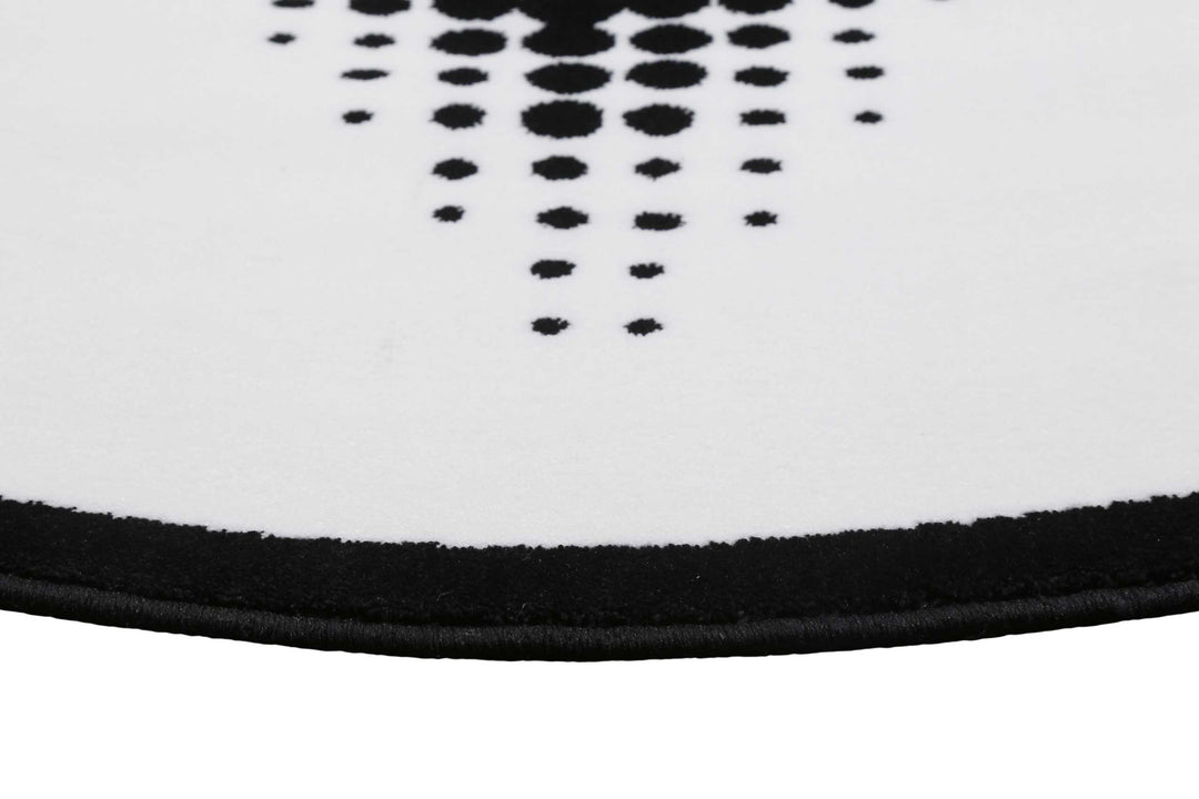 Walk of Fame Teppich weiss Kurzflor rechteckig