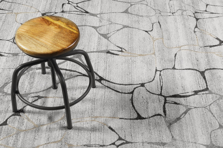 Solo Fields Teppich beige Kurzflor rechteckig