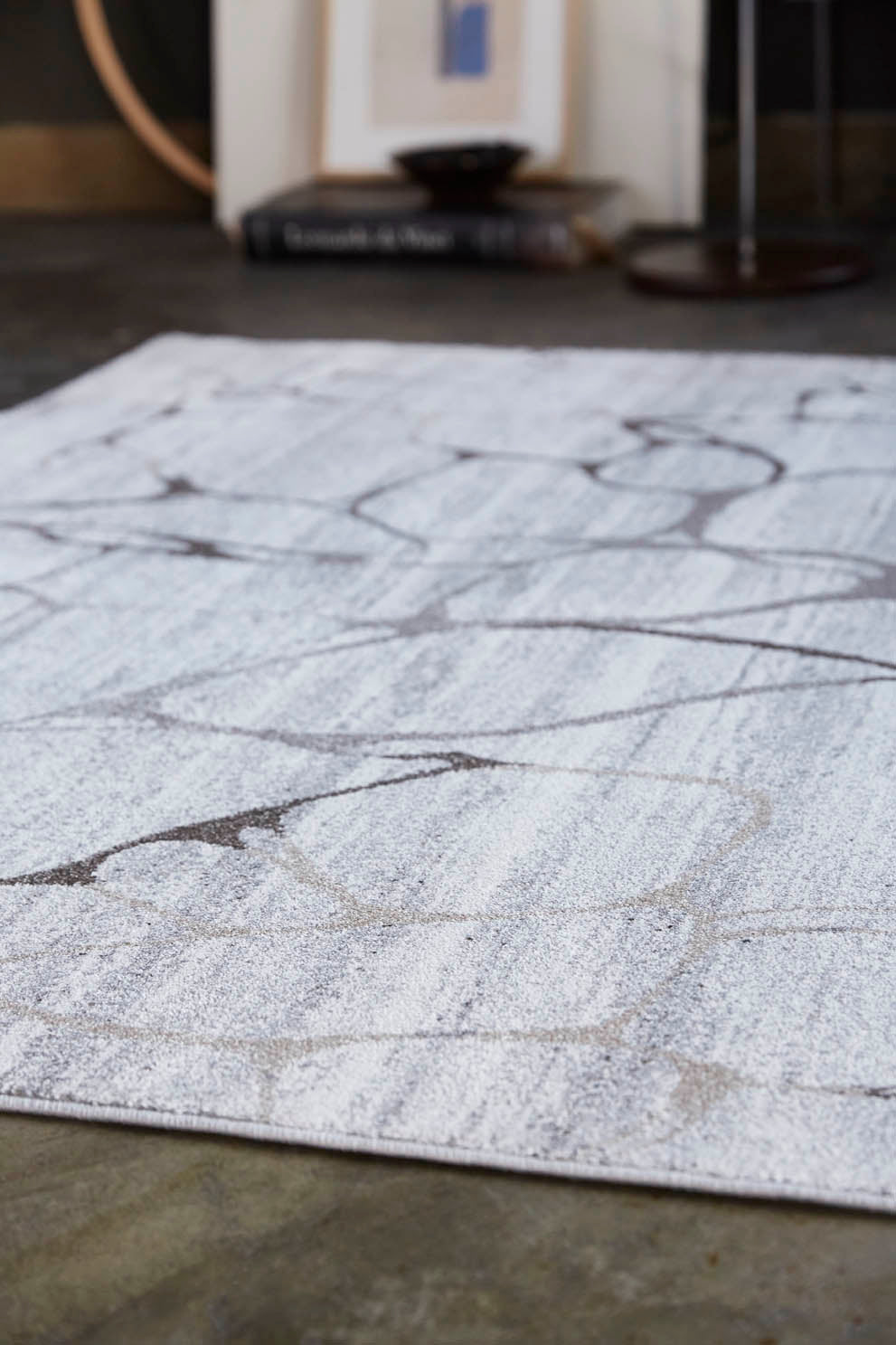 Solo Fields Teppich beige Kurzflor rechteckig